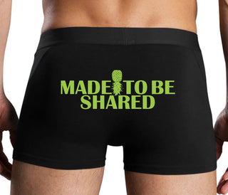 Made To Be Shared - Black Boxer Brief