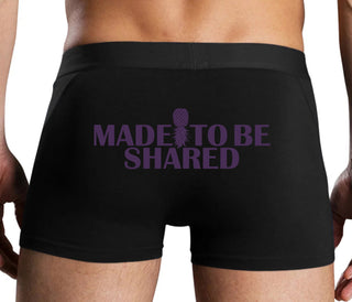 Made To Be Shared - Black Boxer Brief