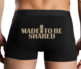Made To Be Shared - Black Boxer Brief