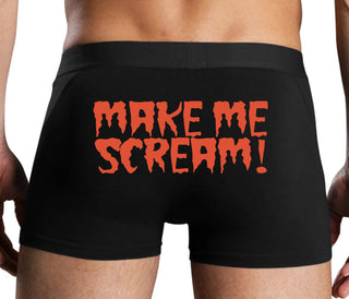 Make Me Scream - Black Boxer Brief