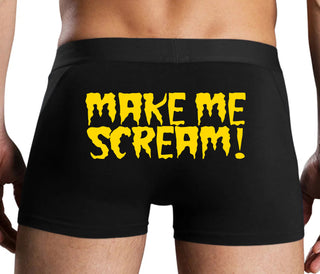 Make Me Scream - Black Boxer Brief