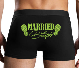 Married With Benefits - Black Boxer Brief