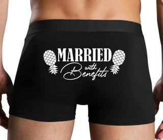 Married With Benefits - Black Boxer Brief