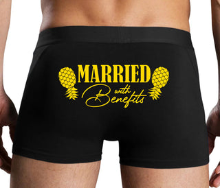 Married With Benefits - Black Boxer Brief