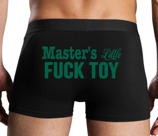 Master's Little Fuck Toy - Black Boxer Brief