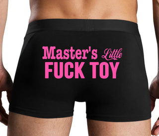 Master's Little Fuck Toy - Black Boxer Brief