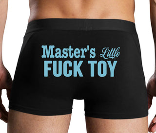 Master's Little Fuck Toy - Black Boxer Brief