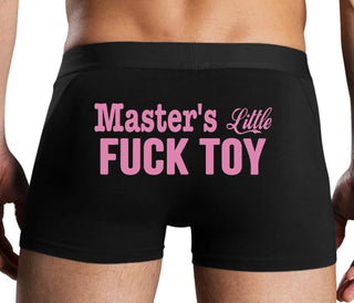 Master's Little Fuck Toy - Black Boxer Brief