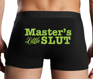 Master's Little Slut - Black Boxer Brief