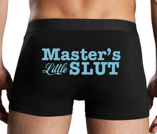 Master's Little Slut - Black Boxer Brief