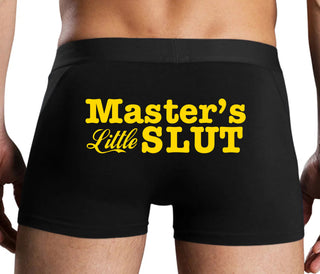Master's Little Slut - Black Boxer Brief