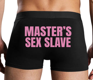 Masters Sex Slave - Black Boxer Brief