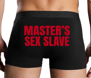 Masters Sex Slave - Black Boxer Brief