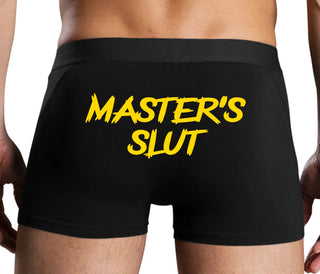 Master's Slut - Black Boxer Brief