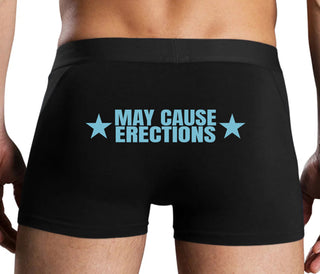 May Cause Erections - Black Boxer Brief