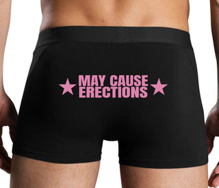May Cause Erections - Black Boxer Brief