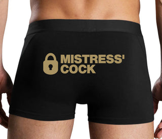 Mistress Owned Cock - Black Boxer Brief
