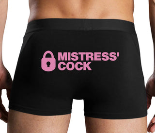 Mistress Owned Cock - Black Boxer Brief