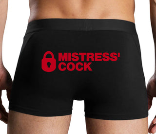 Mistress Owned Cock - Black Boxer Brief