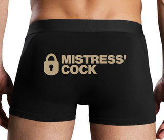 Mistress Owned Cock - Black Boxer Brief