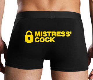 Mistress Owned Cock - Black Boxer Brief