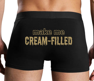 Make Me Cream Filled - Black Boxer Brief