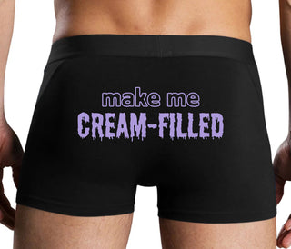 Make Me Cream Filled - Black Boxer Brief