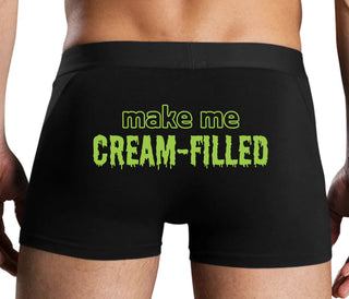 Make Me Cream Filled - Black Boxer Brief