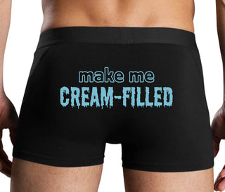Make Me Cream Filled - Black Boxer Brief