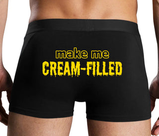 Make Me Cream Filled - Black Boxer Brief
