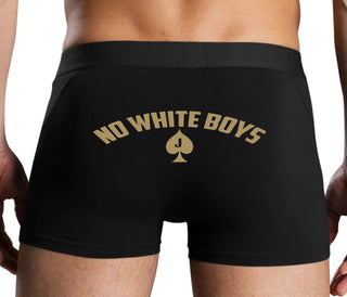 No White Boys - Jack Of Spades - Black Boxer Brief