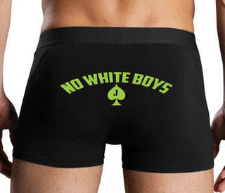No White Boys - Jack Of Spades - Black Boxer Brief