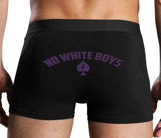 No White Boys - Jack Of Spades - Black Boxer Brief