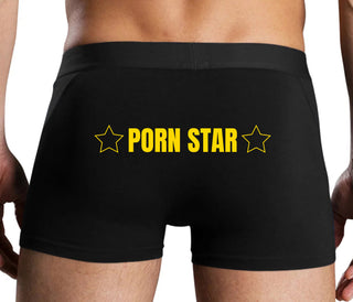 Porn Star - Black Boxer Brief