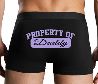 Property Of Daddy - Athletic Look - Black Boxer Brief