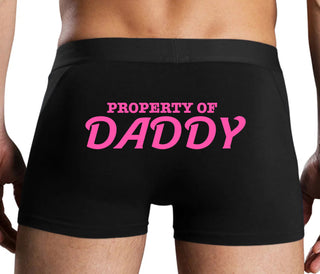 Property Of Daddy - Black Boxer Brief