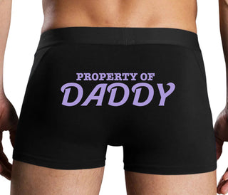 Property Of Daddy - Black Boxer Brief