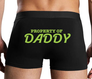 Property Of Daddy - Black Boxer Brief