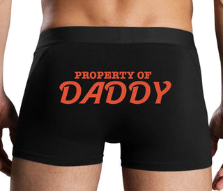 Property Of Daddy - Black Boxer Brief