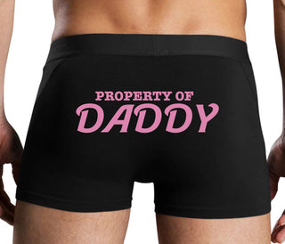 Property Of Daddy - Black Boxer Brief
