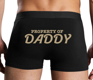Property Of Daddy - Black Boxer Brief