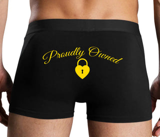 Proudly Owned - Black Boxer Brief