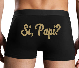 Si Pappi - Yes Daddy - Black Boxer Brief