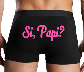 Si Pappi - Yes Daddy - Black Boxer Brief