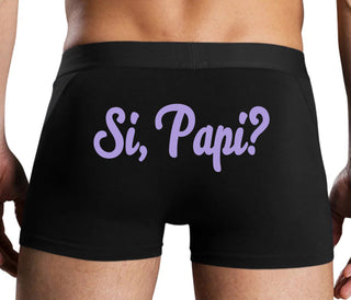 Si Pappi - Yes Daddy - Black Boxer Brief