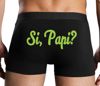 Si Pappi - Yes Daddy - Black Boxer Brief