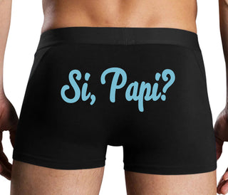 Si Pappi - Yes Daddy - Black Boxer Brief