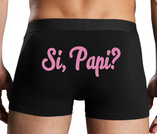 Si Pappi - Yes Daddy - Black Boxer Brief