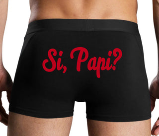 Si Pappi - Yes Daddy - Black Boxer Brief