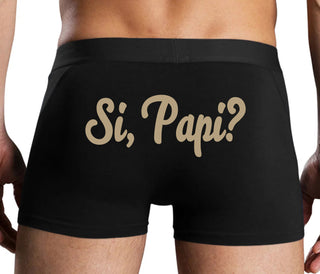 Si Pappi - Yes Daddy - Black Boxer Brief